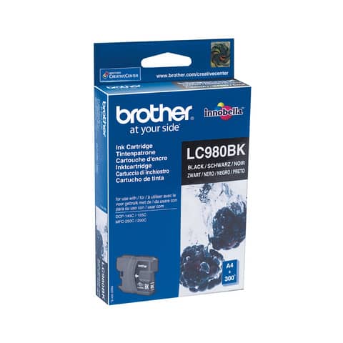 Cartuccia inkjet 980 Brother nero LC-980BK